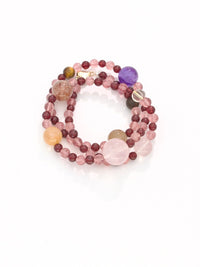 DESTINY SERIES - Strawberry Galaxy (草莓銀河) Crystal Bracelet