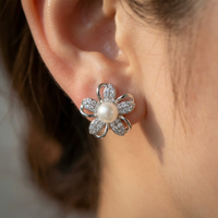 Whispers in Bloom-Freshwater Earring