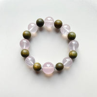 DESTINY SERIES - The Spring Peach Blossom (春桃) Crystal Bracelet
