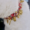 Christmas pet & owner collar