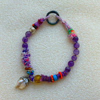 Wild  Orchid Charm(Free phone connector spacer included in the package)